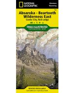AbsarokaBeartooth Wilderness East Map