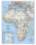 Africa Classic Map Enlarged and Laminated