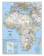 Africa Classic Map Tubed