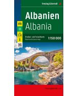 Albania Road and Leisure Map 1150k