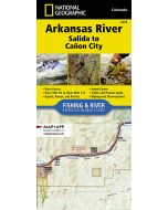 Arkansas River Salida to Caampntildeon City Map
