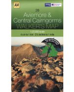 Aviemore amp Central Cairngorms AA Map No 28 LAMINATED