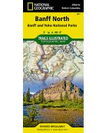 Banff North Map Banff and Yoho National Parks