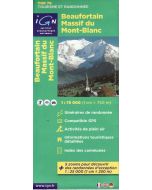 Beaufortin Massif du Mont Blanc IGN Top 75
