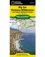 Big Sur Ventana Wilderness Map Los PadresForest