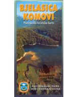 Bjelasica mountain and Komovi tourist map 160000