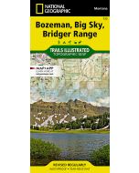 Bozeman Big Sky Bridger Range Map
