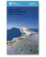 Brecon Bedrock geology and superficial deposits map