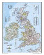 Britain and Ireland Classic Map Laminated