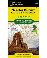 Canyonlands National Park Needles Map