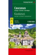 Caucasus Road Map GeorgiaArmeniaAzerbaijan