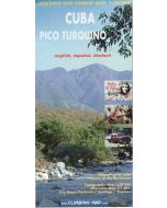 Cuba Pico Turquino climbing and trekking map 150000