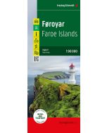 Faroe Islands Foroyar street map 190000