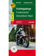 Fichtel Mountains Franconian Woods Motorcycle map