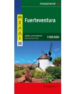 Fuerteventura Canary Islands Road Map 1100000