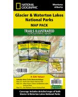 Glacier and Waterton Lakes National Parks Map Pack