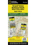 Grand Teton Day Hikes and National Park Map Map Pack