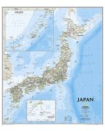 Japan Classic Map Laminated