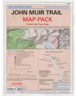John Muir Trail 13 sheet map pack 1:63,360