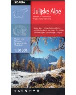 Julian Alps Triglav National Park hiking map 150000