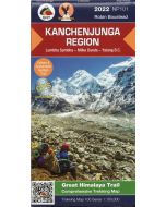 Kangchenjunga Region 1:100,000 GHT trekking map NP101