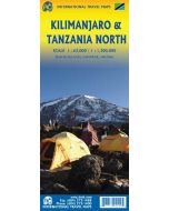 Kilimanjaro Tanzania Kenya mountain map