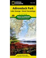 Lake George Great Sacandaga Adirondack Park Map