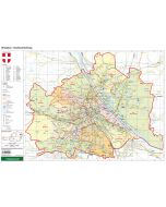 Laminated Map DUO Learning aid Vienna 160000
