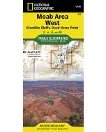 Moab Area West Klondike Bluffs Dead Horse Point Map