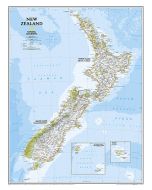 New Zealand Classic Map Tubed