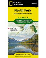 North Fork Glacier National Park Map