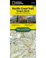 Pacific Crest Trail Oregon North Map