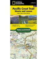 Pacific Crest Trail: Shasta and Lassen Map