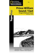 Prince William Sound East Map Chugach National Forest