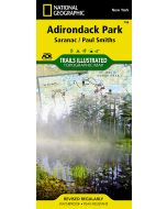 Saranac Paul Smiths Adirondack Park Map