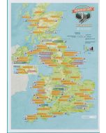 Scratch Off UK Mountain Bike Trails Map Poster