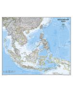 Southeast Asia Classic Map Laminated