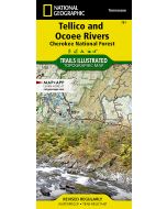 Tellico and Ocoee Rivers Map Cherokee National Forest