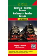 Trains and Ferries European Railway map 155m