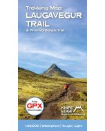 Trekking Map Icelands Laugavegur amp Fimmvorduhals Trail