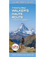 Trekking Map Walkers Haute Route Chamonix to Zermatt
