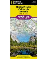 United States California and Nevada Map