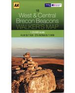 West & Central Brecon Beacons AA Map 18