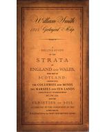 William Smith 1815 geological map of England Wales and part