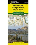 Wind River Range North Map Pinedale, Dubois