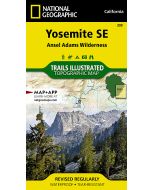 Yosemite SE Ansel Adams Wilderness Map