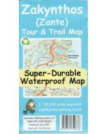 Zakynthos Zante Super Durable Map