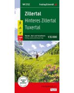Zillertal, hiking, cycling and leisure map