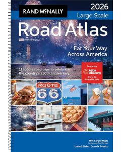 2026 Large Scale Road Atlas Large Print