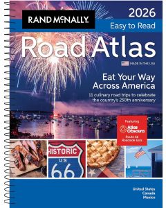 2026 Midsize EasyFinder Road Atlas Spiral Large Print